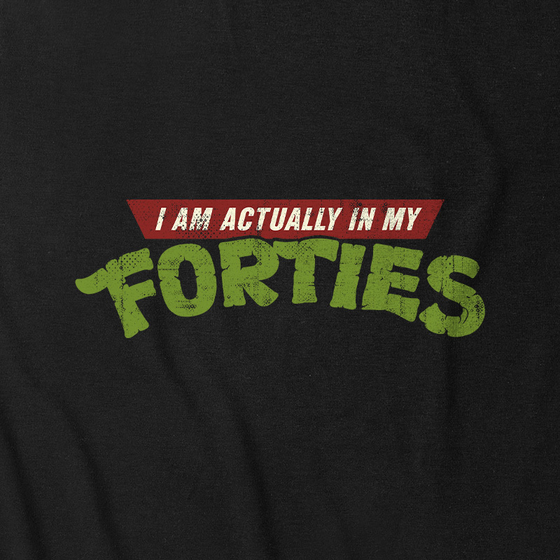 I Am Actually In My Forties Ultra Soft Heather Tank
