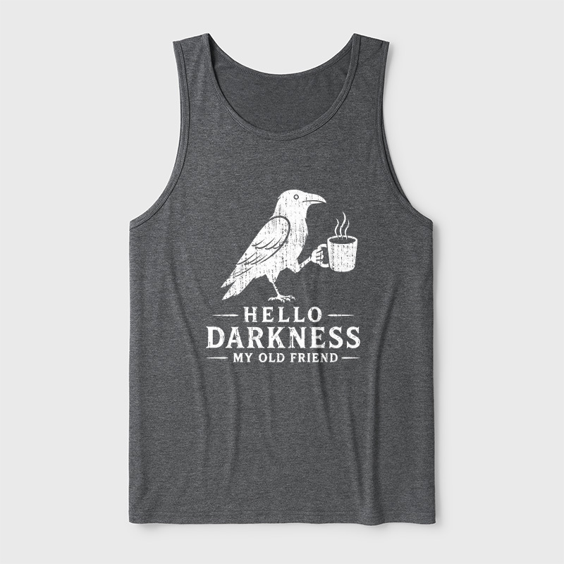 Raven Crow Coffee Ultra Soft Heather Tank