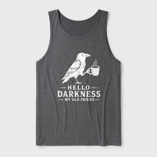 Raven Crow Coffee Ultra Soft Heather Tank