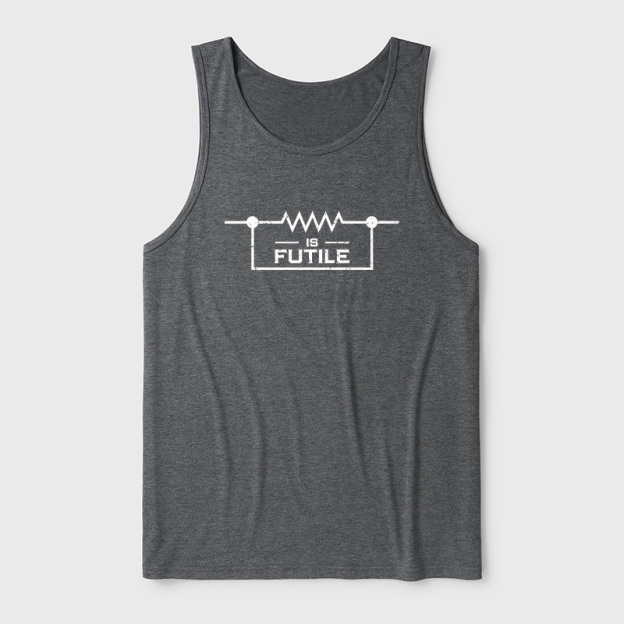 Funny Engineer Resistor Geek Science Ultra Soft Heather Tank