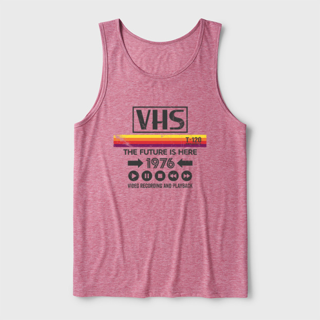 VHS The Future Ultra Soft Heather Tank