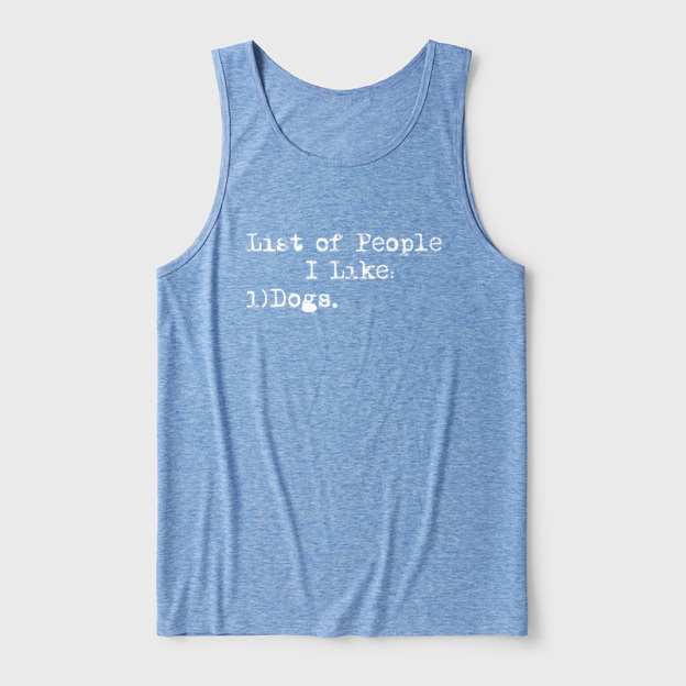 List Of People I Like Ultra Soft Heather Tank