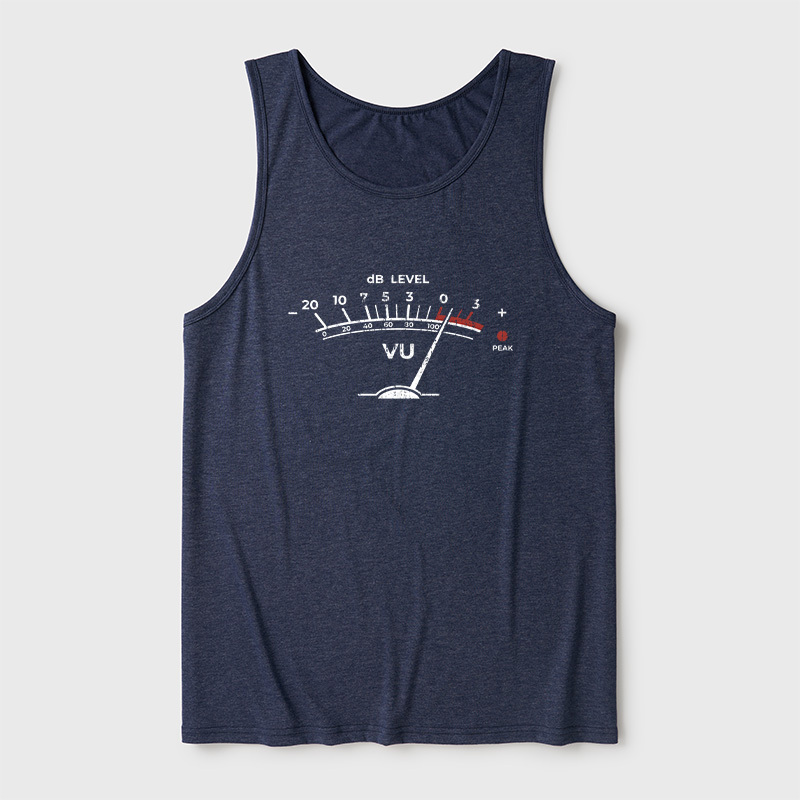 Volume VU Meter Vintage Ultra Soft Heather Tank