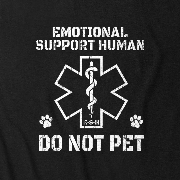 Emotional Support Human Ultra Soft Heather Tank