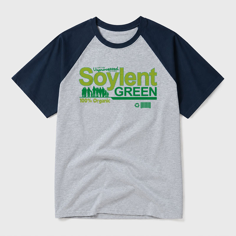 Soylent Green Geek Retro Raglan T-Shirt