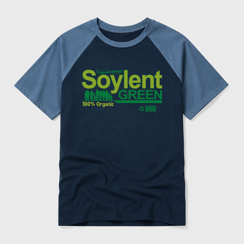 Soylent Green Geek Retro Raglan T-Shirt
