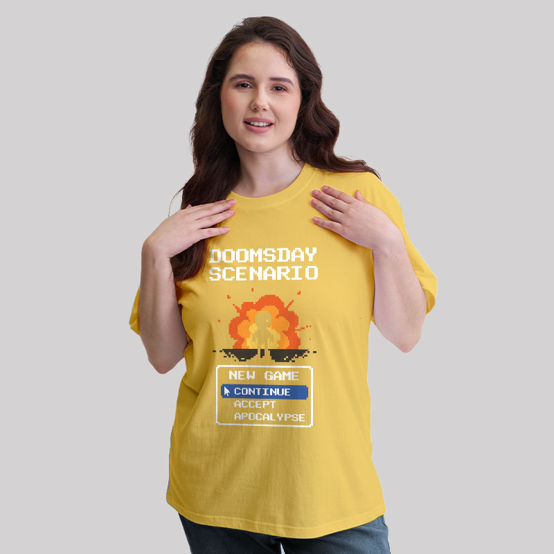 Doomsday Scenario Continue Game Geek T-Shirt