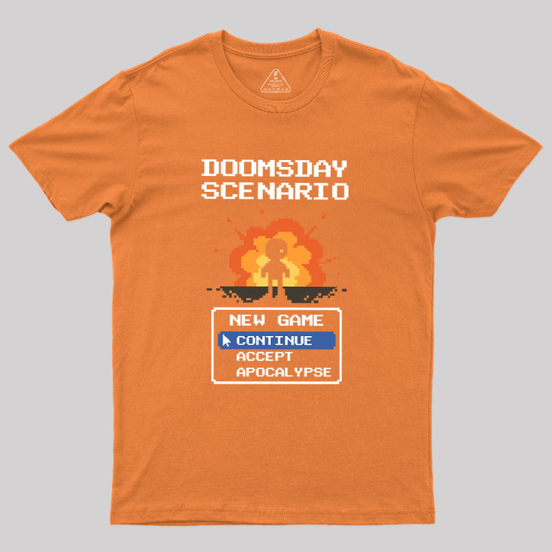 Doomsday Scenario Continue Game Geek T-Shirt