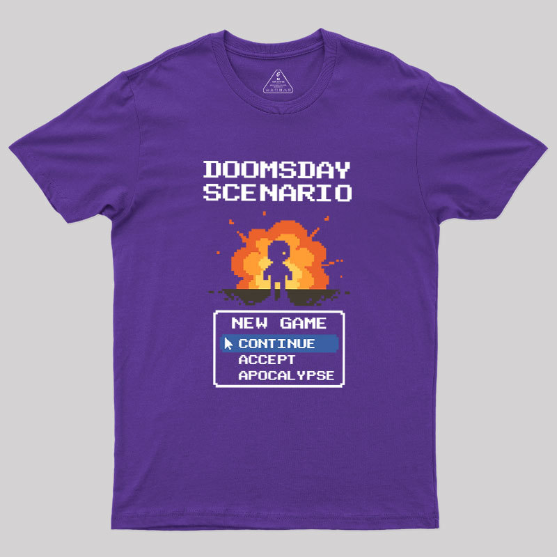 Doomsday Scenario Continue Game Geek T-Shirt