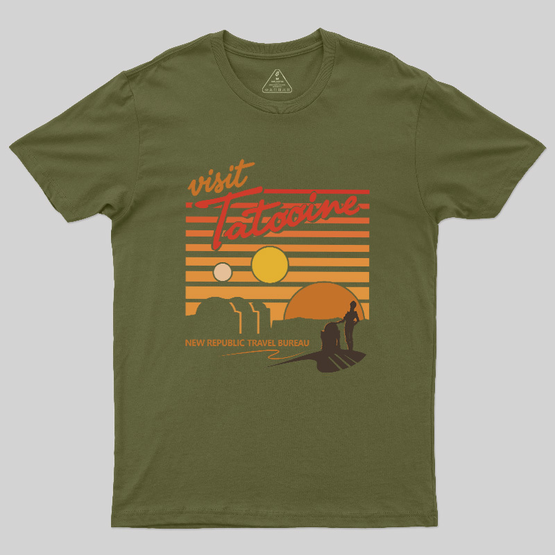 Visit Tatooine Travel Bureau Geek T-Shirt
