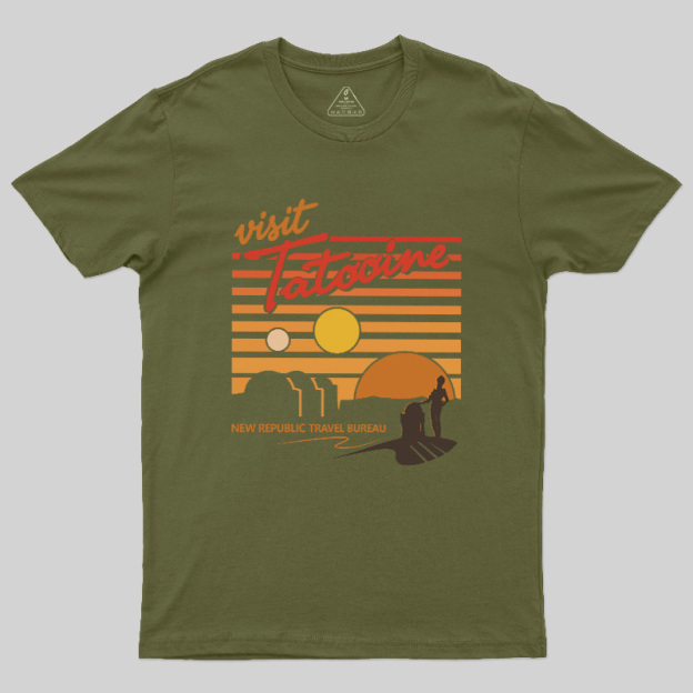 Visit Tatooine Travel Bureau Geek T-Shirt