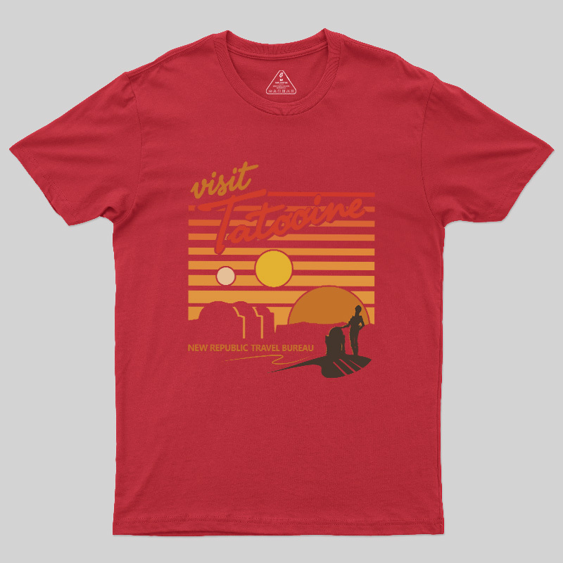 Visit Tatooine Travel Bureau Geek T-Shirt