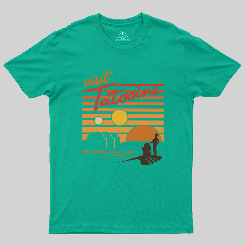 Visit Tatooine Travel Bureau Geek T-Shirt