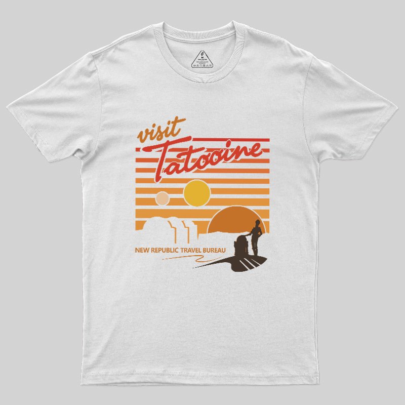 Visit Tatooine Travel Bureau Geek T-Shirt