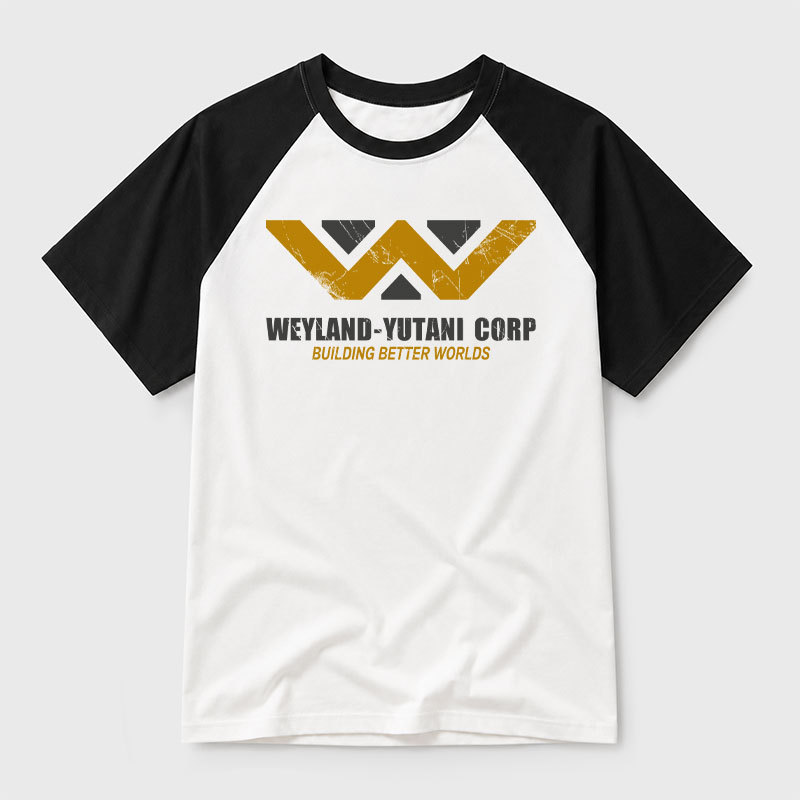 Weyland yutani Corp Geek Retro Raglan T-Shirt