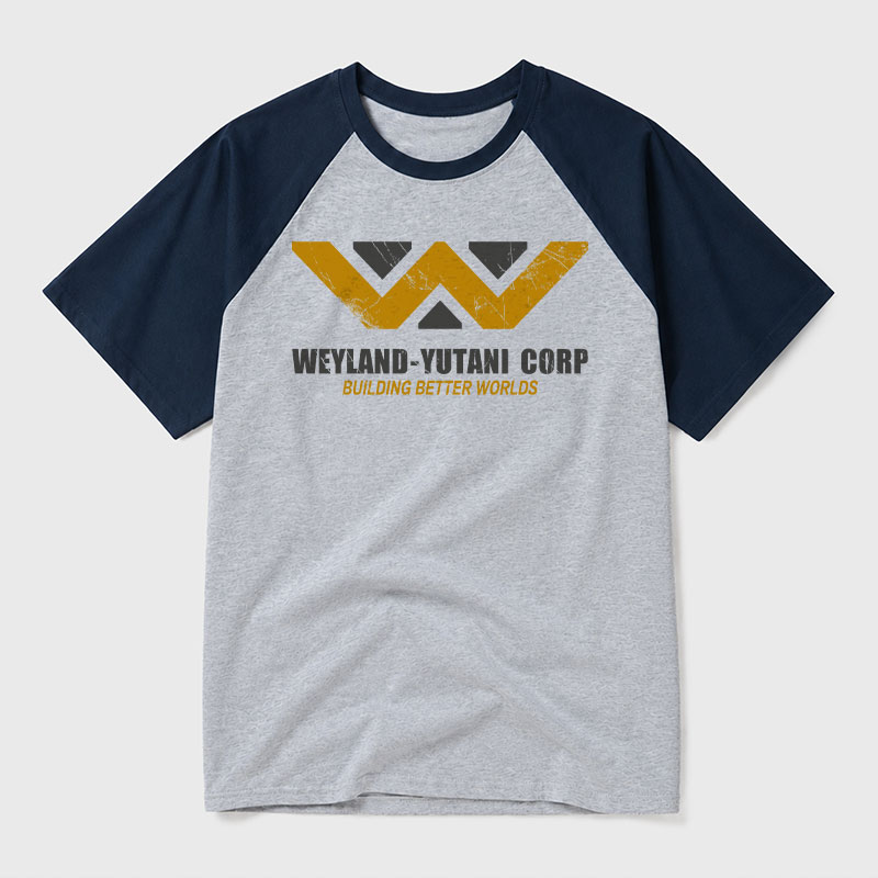 Weyland yutani Corp Geek Retro Raglan T-Shirt