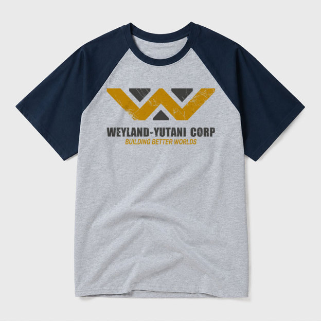 Weyland yutani Corp Geek Retro Raglan T-Shirt