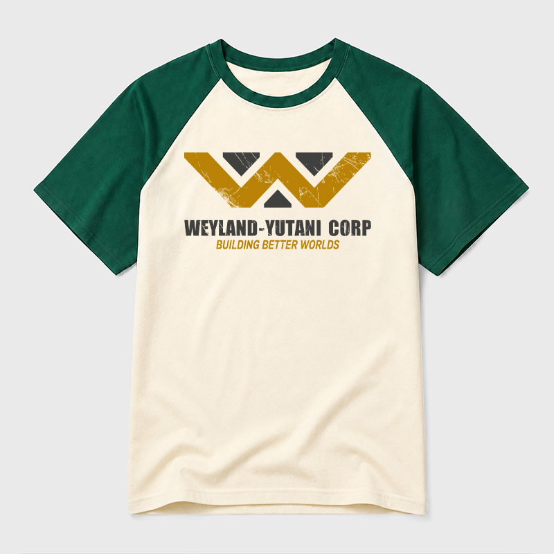Weyland yutani Corp Geek Retro Raglan T-Shirt