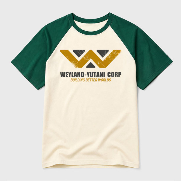 Weyland yutani Corp Geek Retro Raglan T-Shirt