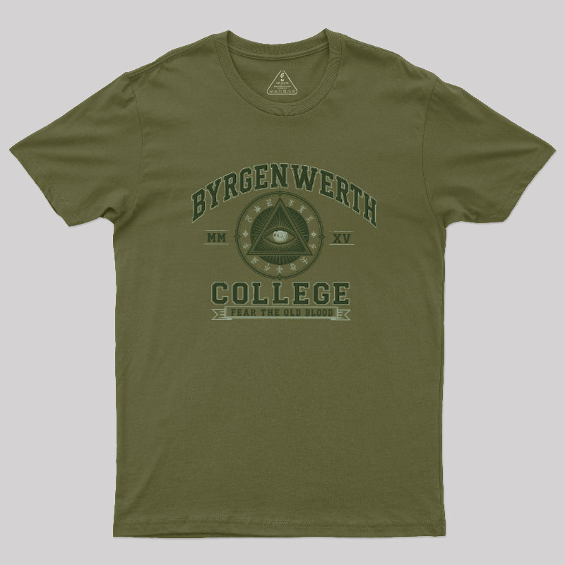 Retro Byrgenwerth College Geek T-Shirt