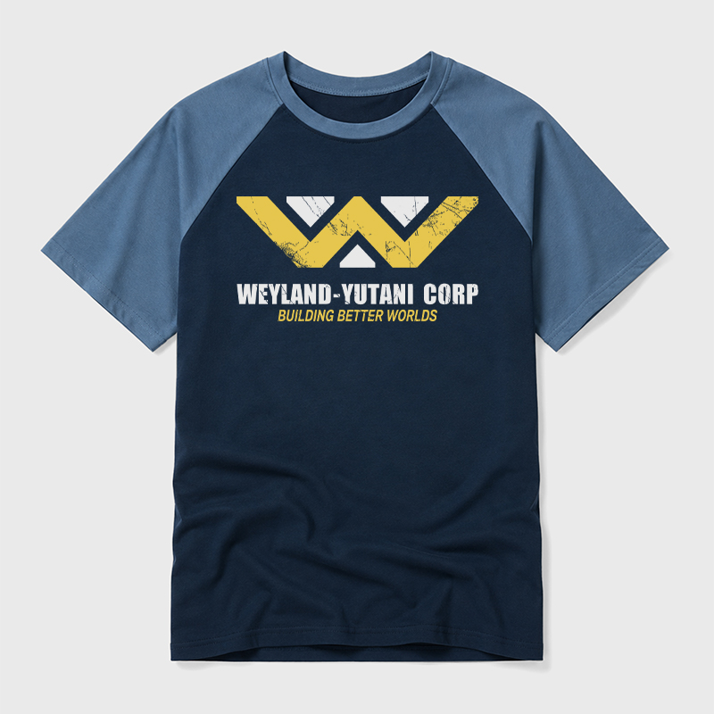 Weyland yutani Corp Geek Retro Raglan T-Shirt