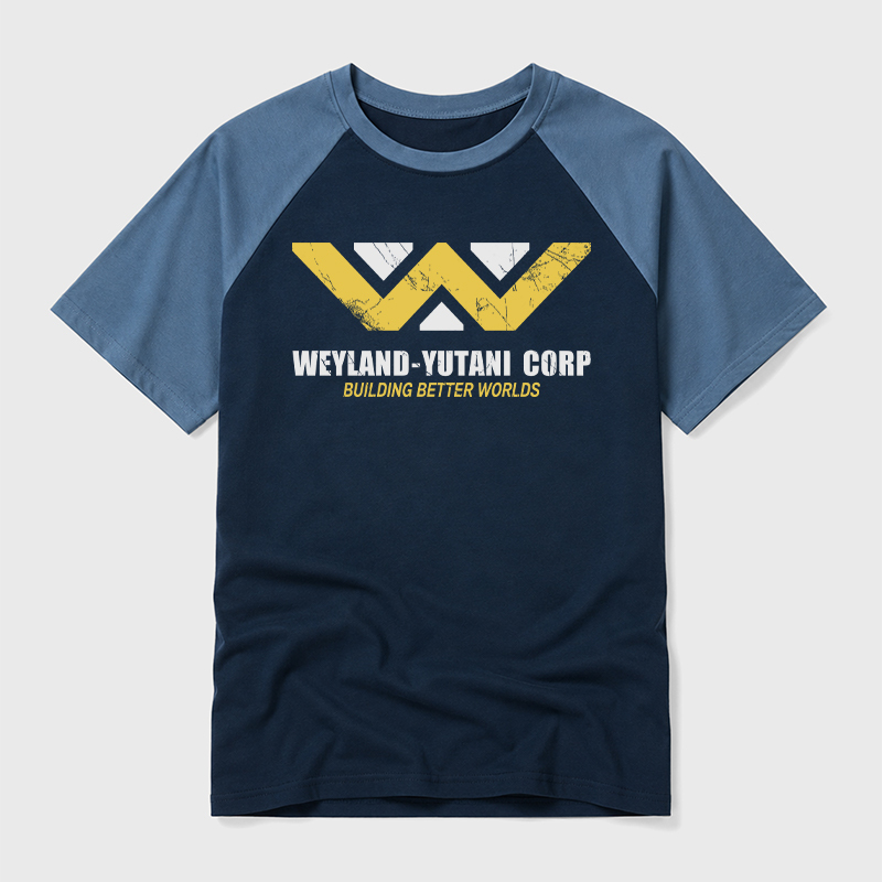 Weyland yutani Corp Geek Retro Raglan T-Shirt