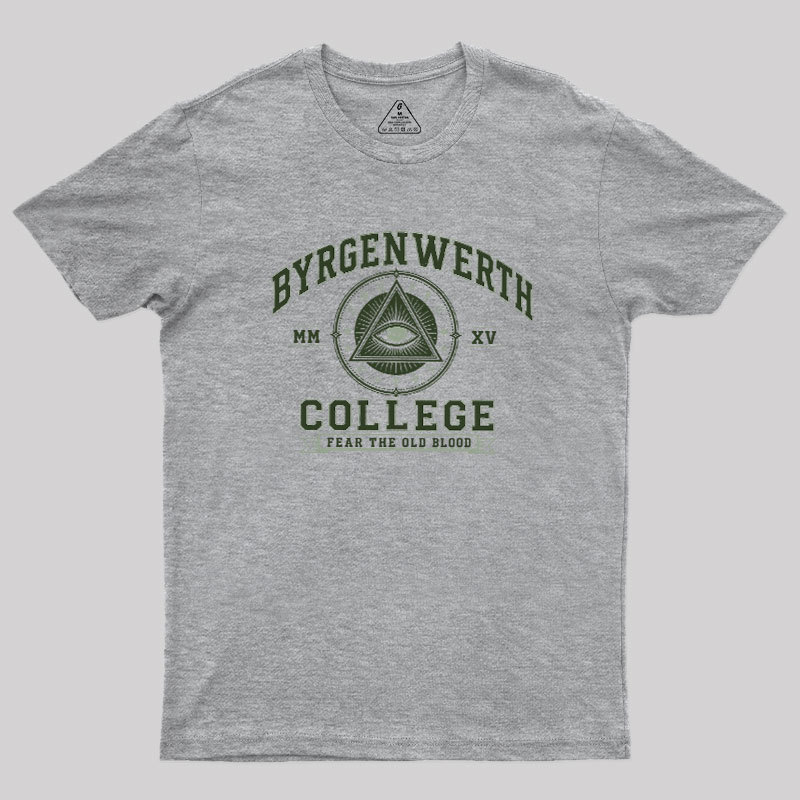 Retro Byrgenwerth College Geek T-Shirt