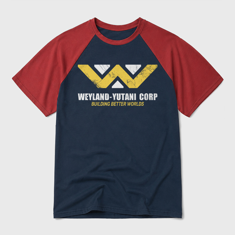 Weyland yutani Corp Geek Retro Raglan T-Shirt