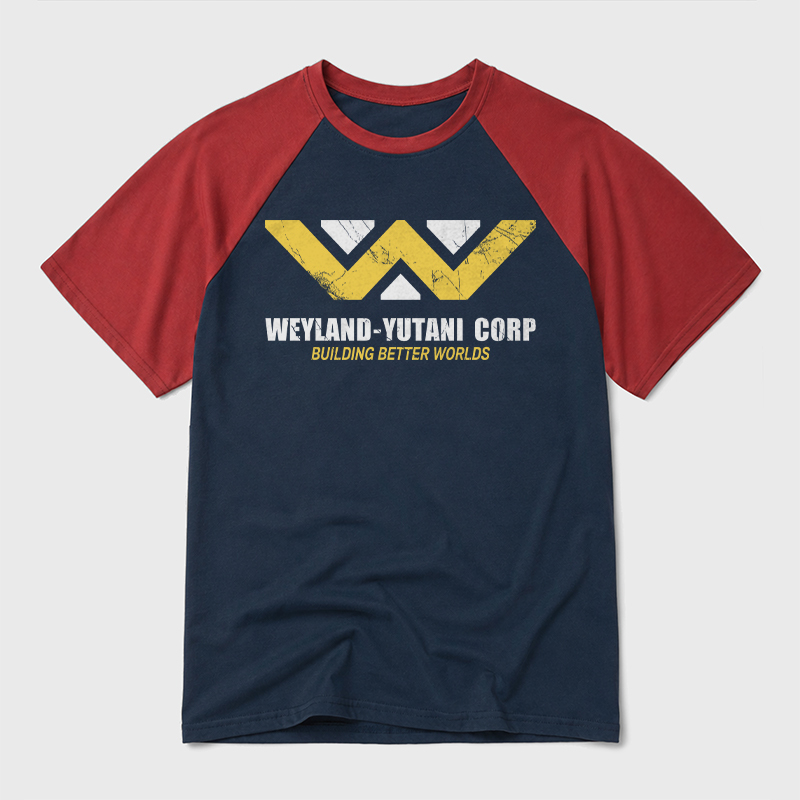 Weyland yutani Corp Geek Retro Raglan T-Shirt