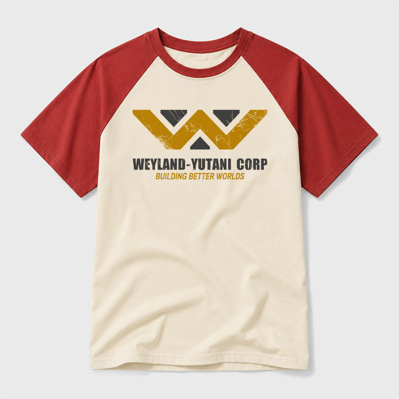 Weyland yutani Corp Geek Retro Raglan T-Shirt