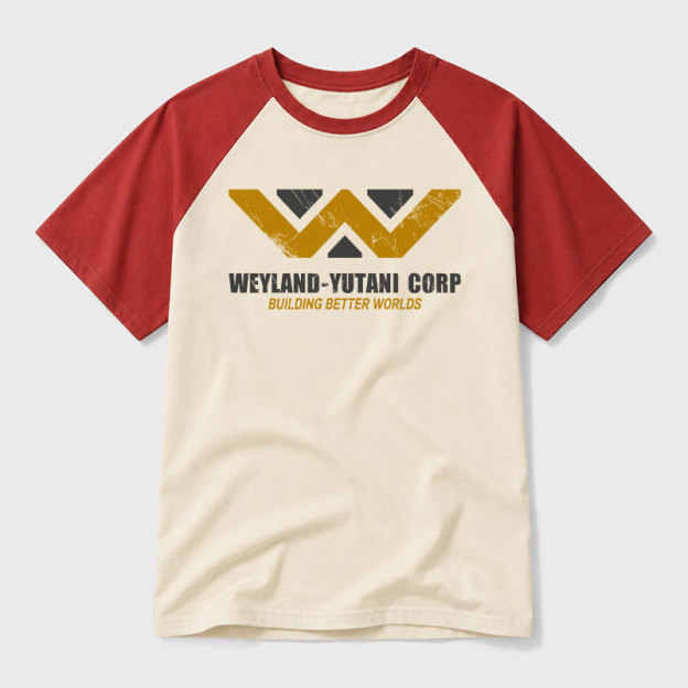 Weyland yutani Corp Geek Retro Raglan T-Shirt