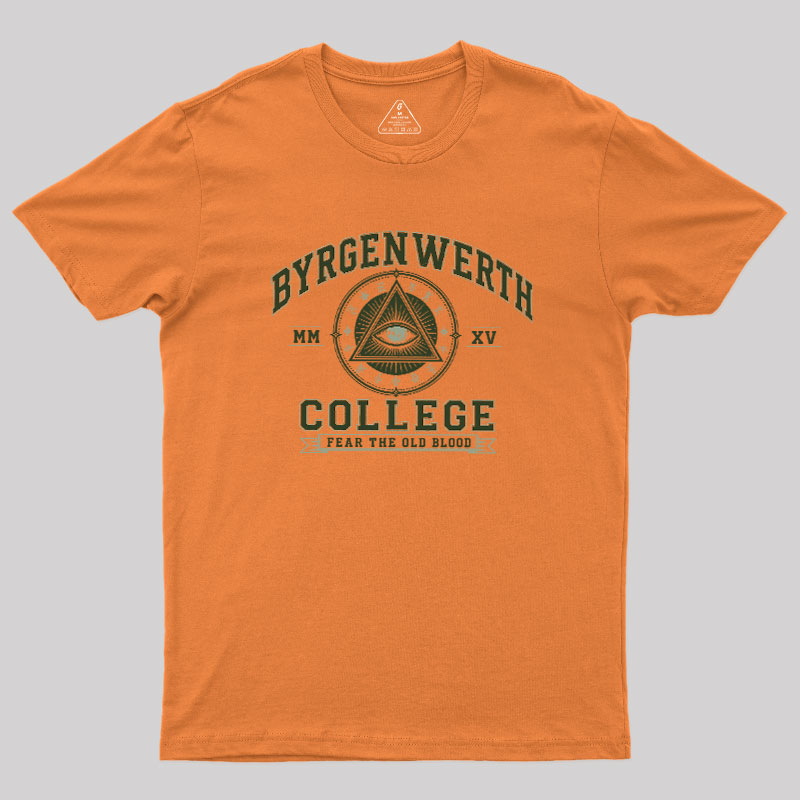 Retro Byrgenwerth College Geek T-Shirt