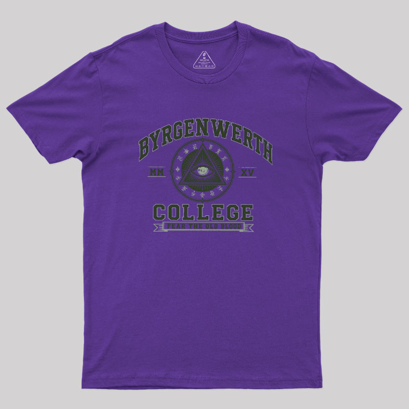 Retro Byrgenwerth College Geek T-Shirt
