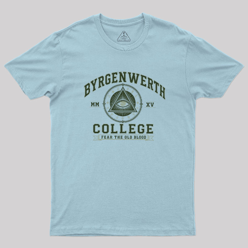 Retro Byrgenwerth College Geek T-Shirt