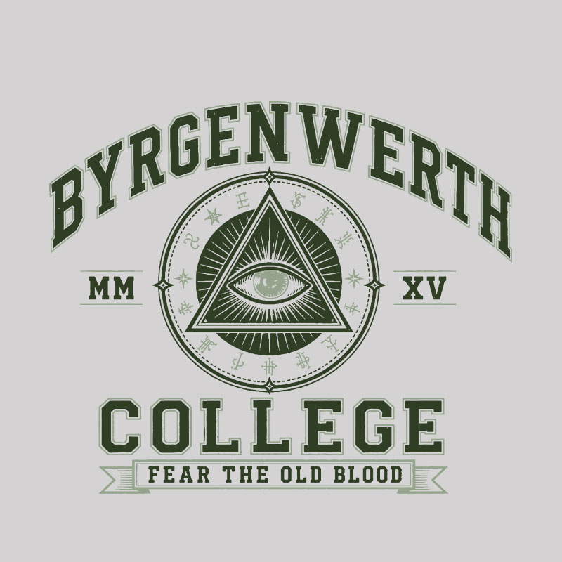 Retro Byrgenwerth College Geek T-Shirt