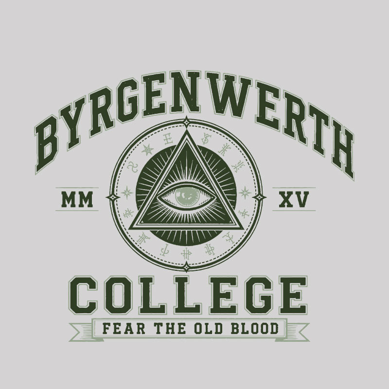 Retro Byrgenwerth College Geek T-Shirt