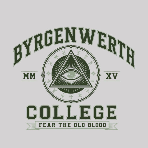 Retro Byrgenwerth College Geek T-Shirt