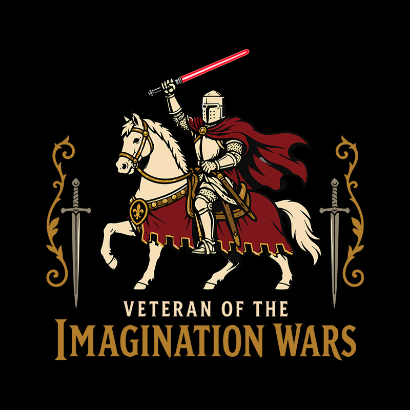Space Knight Veteran Geek T-Shirt