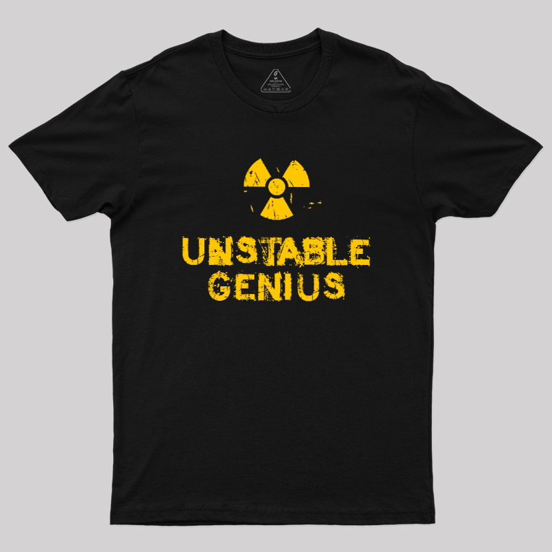Vintage Distressed Unstable Genius Geek T-Shirt