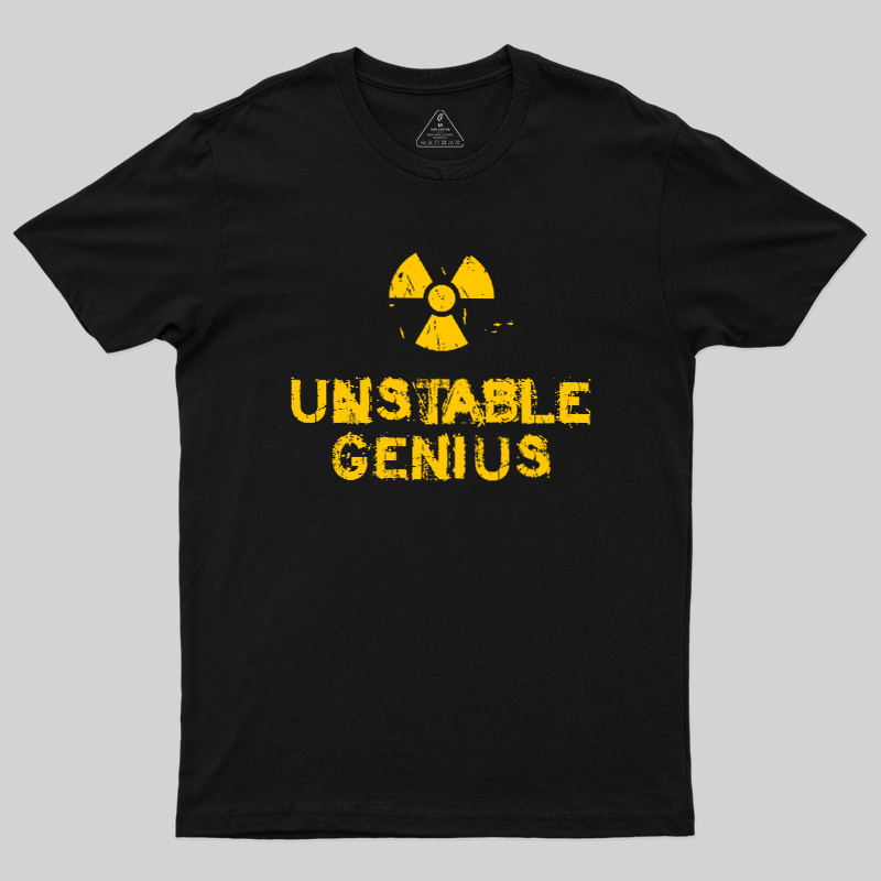Vintage Distressed Unstable Genius Geek T-Shirt