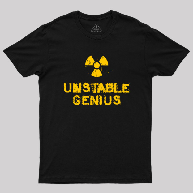 Vintage Distressed Unstable Genius Geek T-Shirt