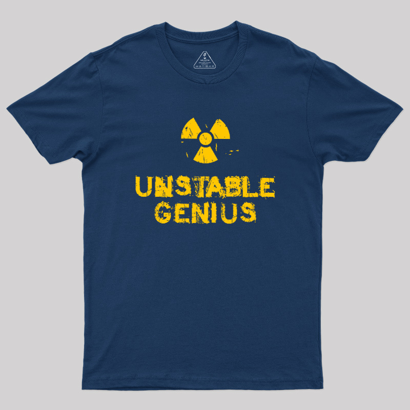 Vintage Distressed Unstable Genius Geek T-Shirt