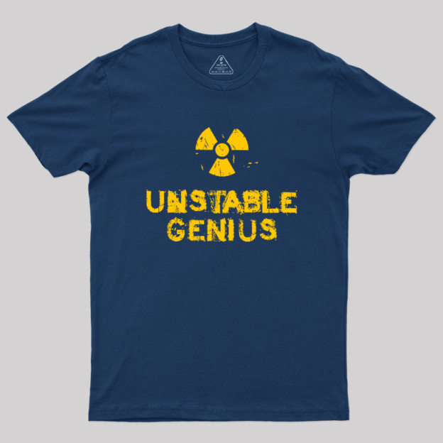 Vintage Distressed Unstable Genius Geek T-Shirt