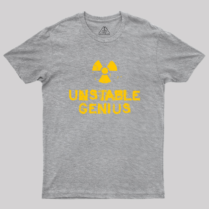 Vintage Distressed Unstable Genius Geek T-Shirt