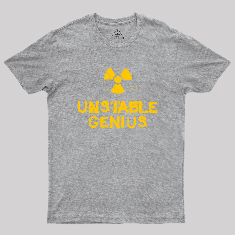 Vintage Distressed Unstable Genius Geek T-Shirt