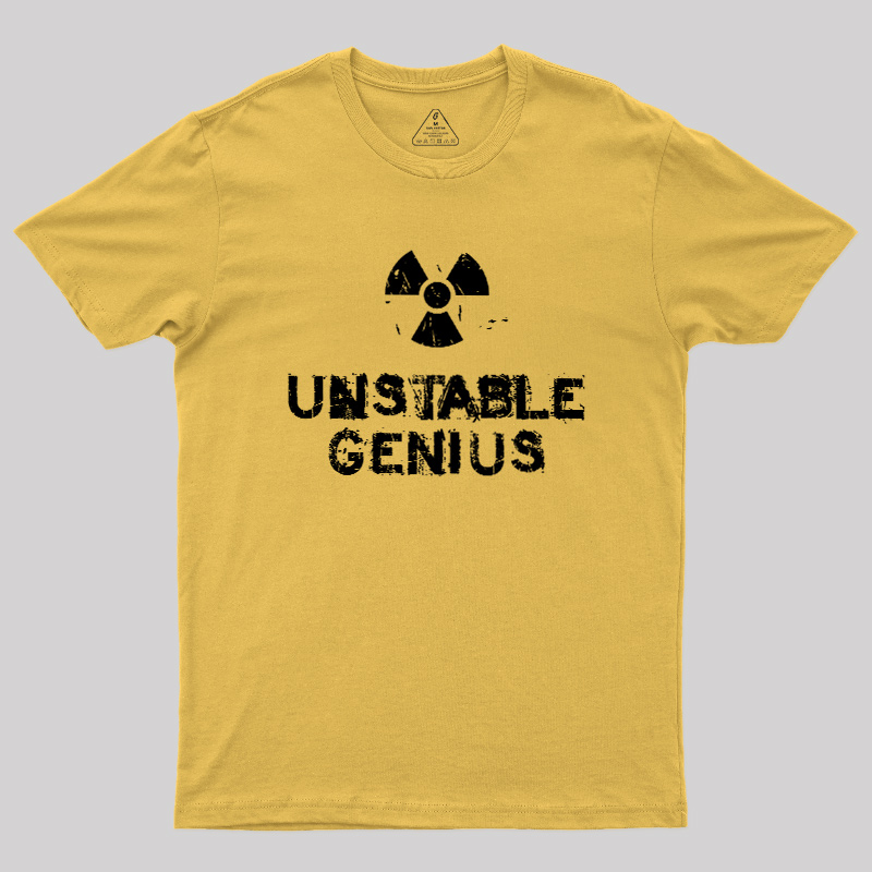Vintage Distressed Unstable Genius Geek T-Shirt