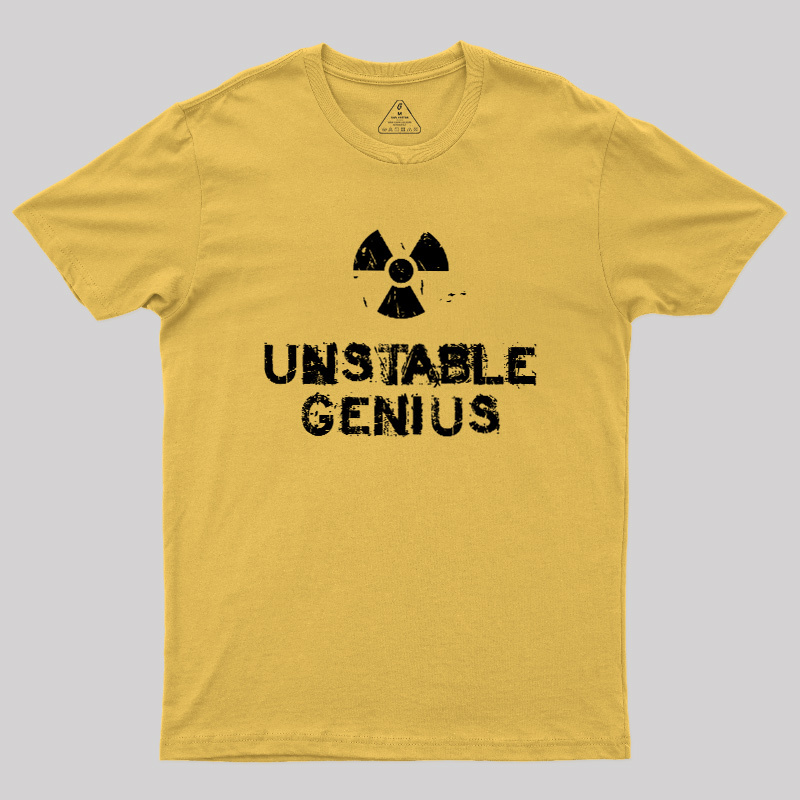 Vintage Distressed Unstable Genius Geek T-Shirt