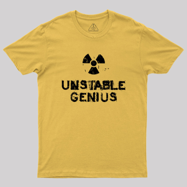 Vintage Distressed Unstable Genius Geek T-Shirt