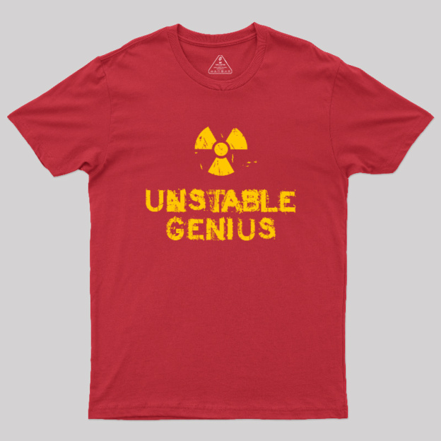 Vintage Distressed Unstable Genius Geek T-Shirt