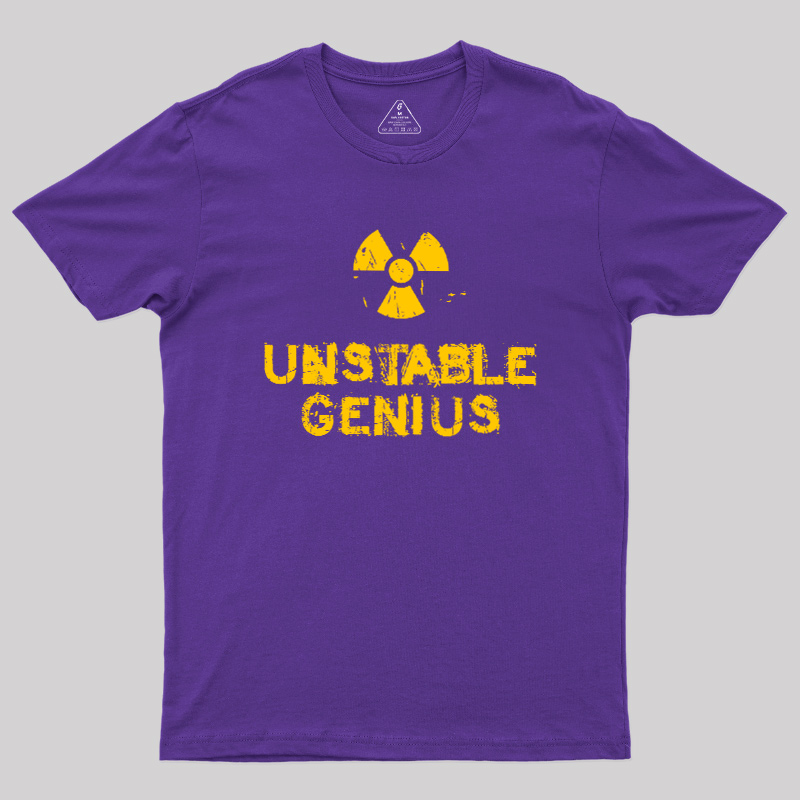 Vintage Distressed Unstable Genius Geek T-Shirt